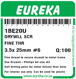 1BE20 - Drywall Screw -1BE20_Label_T